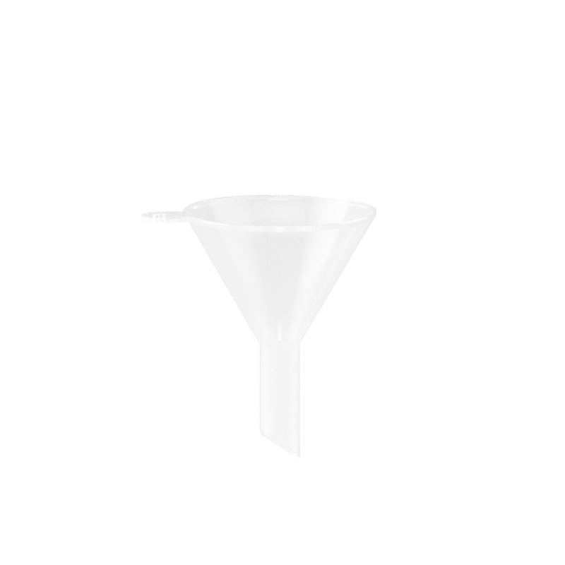 The Plastic mini funnels are suitable for science lab bottle filling liquid, essential oil, perfume or powder.
